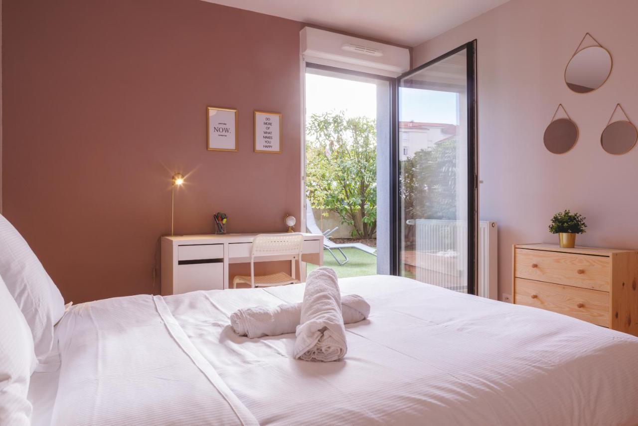 Superbe Appartement Terrasse Rdc - New Location Bourg-en-Bresse Zewnętrze zdjęcie