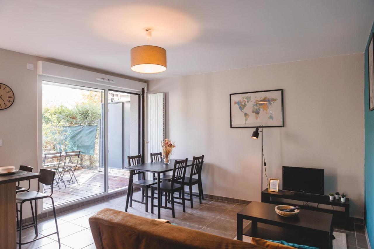 Superbe Appartement Terrasse Rdc - New Location Bourg-en-Bresse Zewnętrze zdjęcie